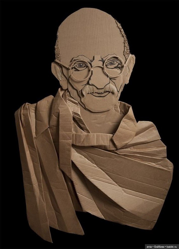 Картонные скульптуры Ali Golzad (фото 2)