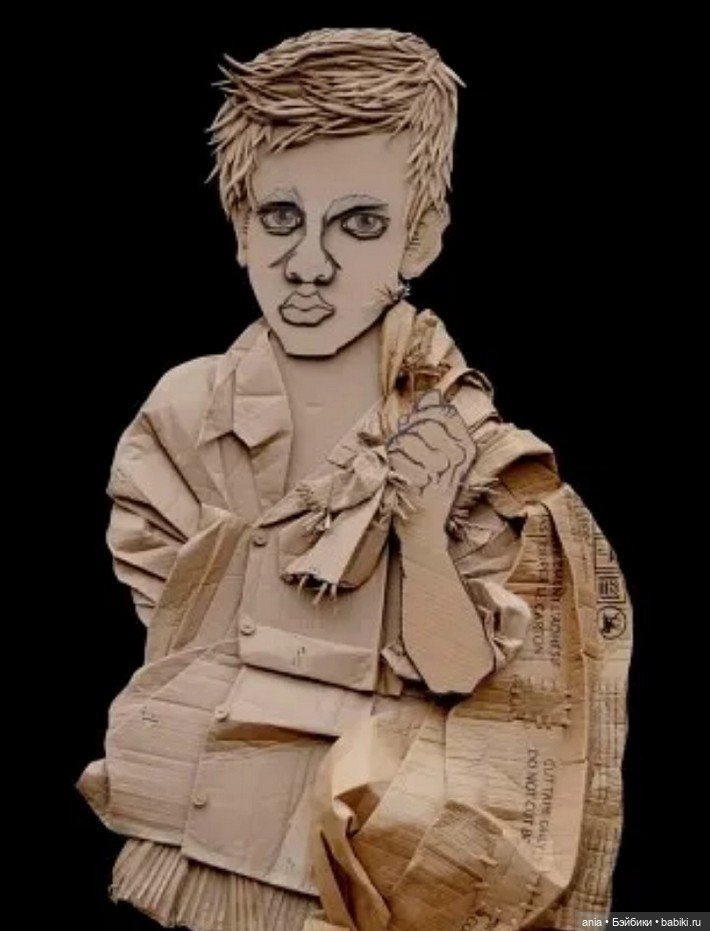 Картонные скульптуры Ali Golzad (фото 10)