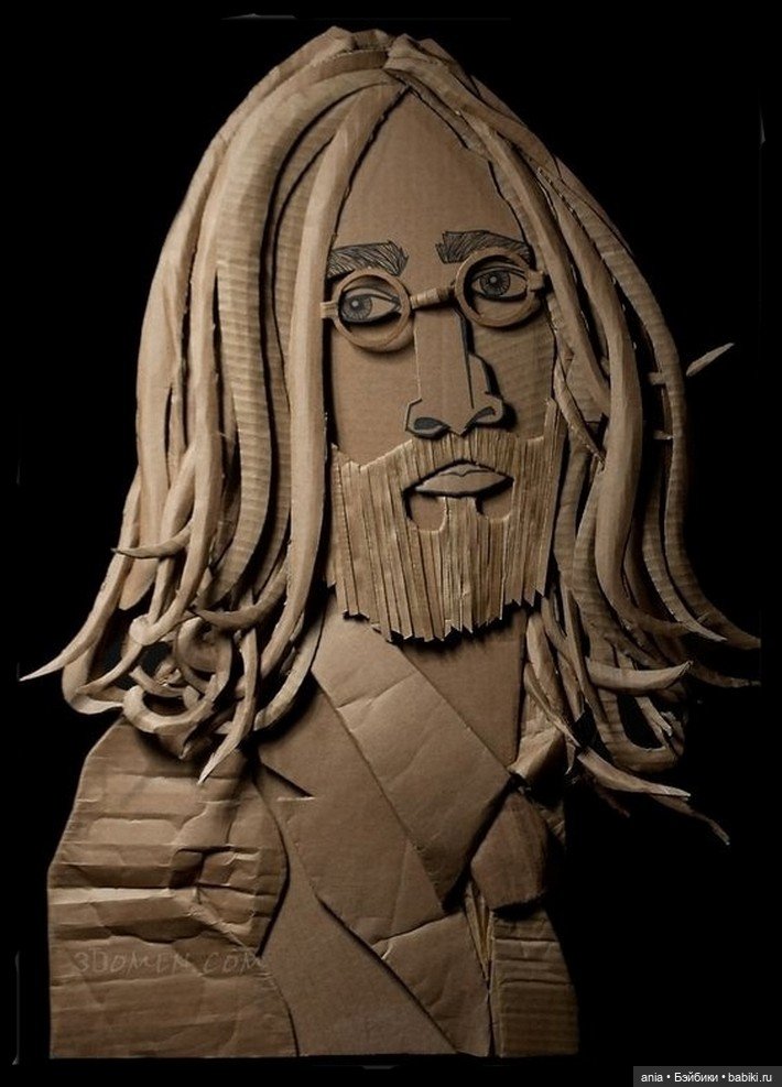 Картонные скульптуры Ali Golzad