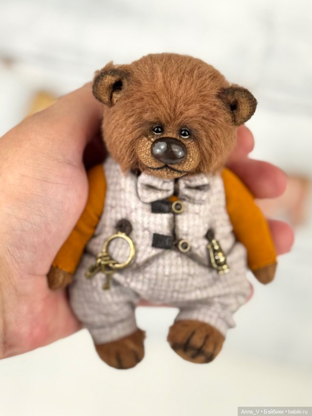 Тедди мишка Мирон с домиком