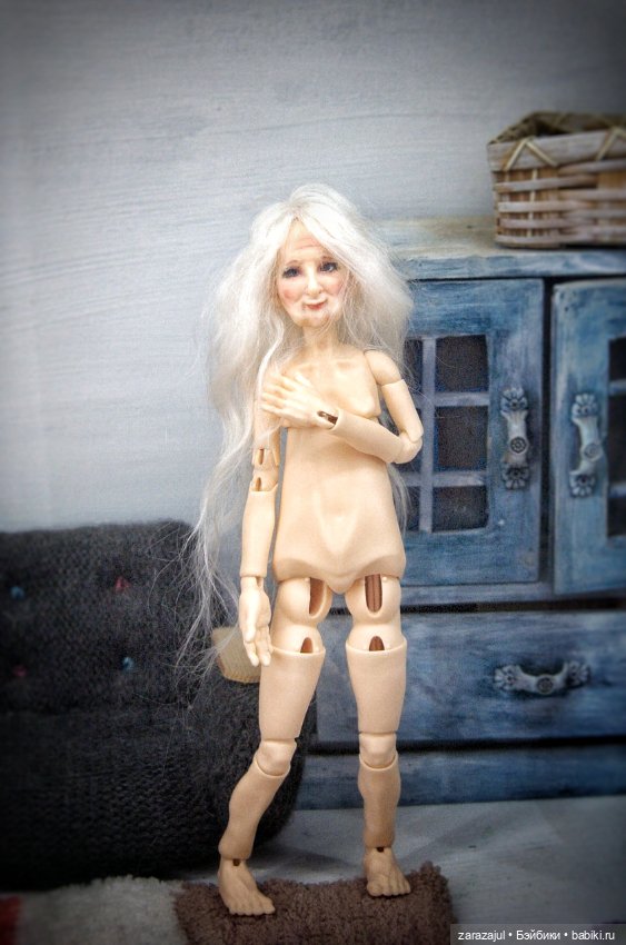 Первые фото бабушки — Авторские шарнирные куклы своими руками: лепка (фото 3)