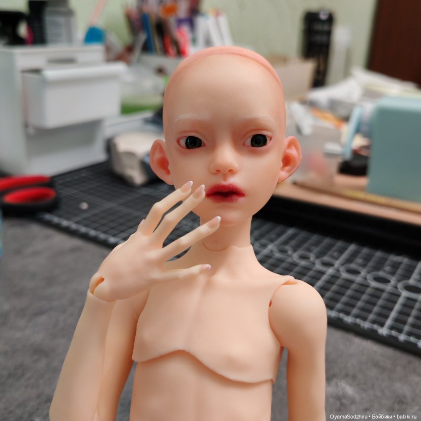 Сделала роспись на личике куклы первый раз (фото 2)