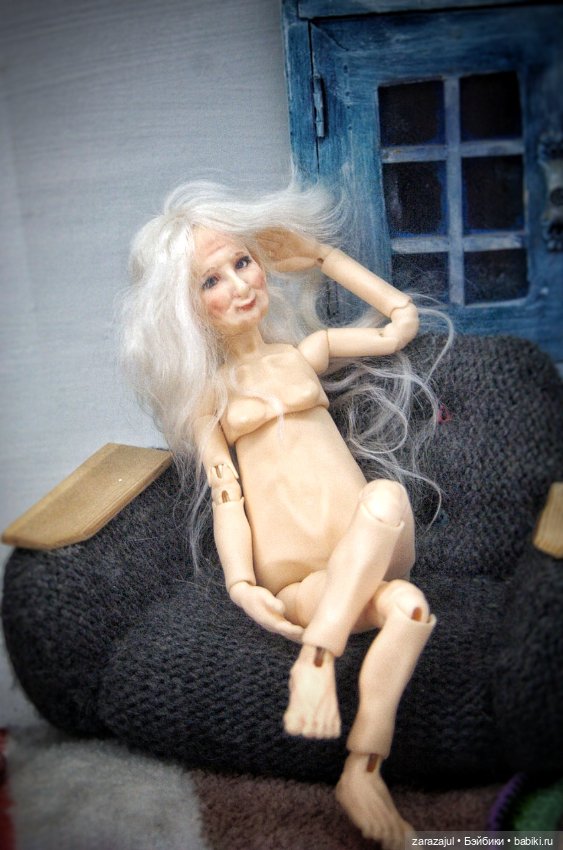 Первые фото бабушки — Авторские шарнирные куклы своими руками: лепка (фото 2)