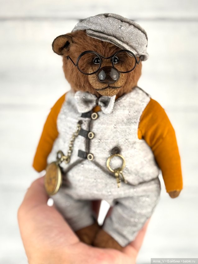 Тедди мишка Алекс — Авторские мишки Тедди и друзья: фото (фото 4)