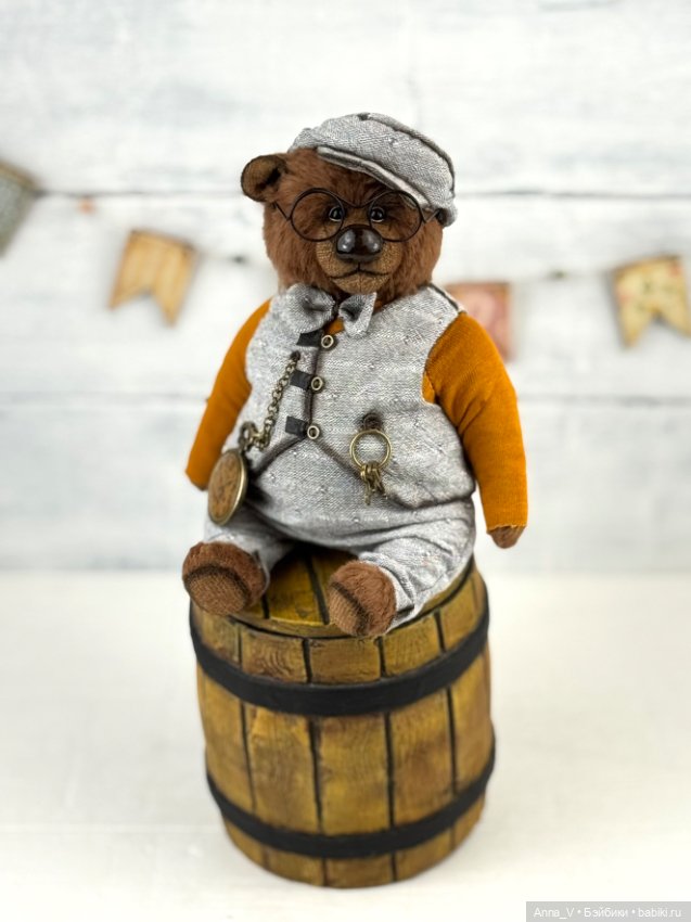 Тедди мишка Алекс — Авторские мишки Тедди и друзья: фото (фото 7)