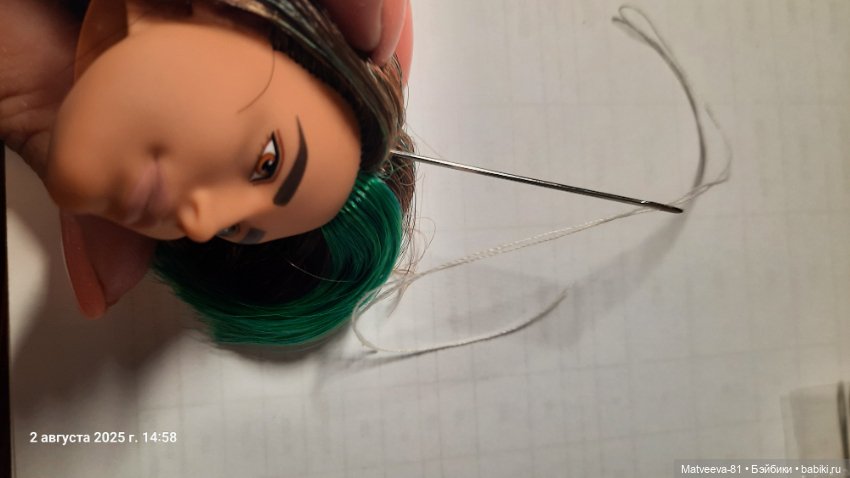 Как перепрошить зелёные пряди кену экстра (фото 9)