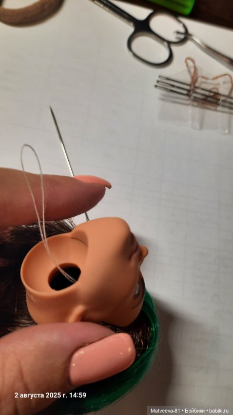 Как перепрошить зелёные пряди кену экстра (фото 2)