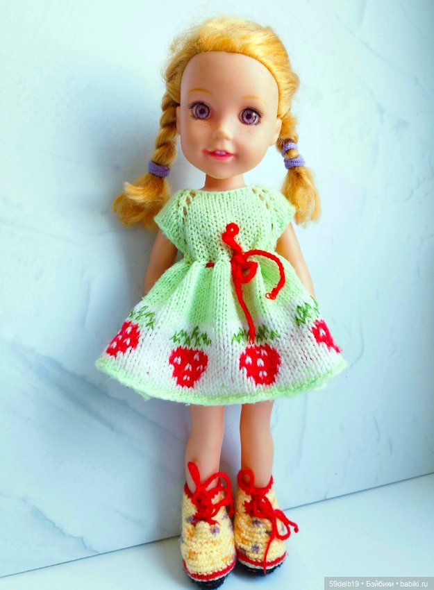 Пополнение гардероба для куклы псевдо Wellie Wishers Willa (Китай 35 см) (фото 2)