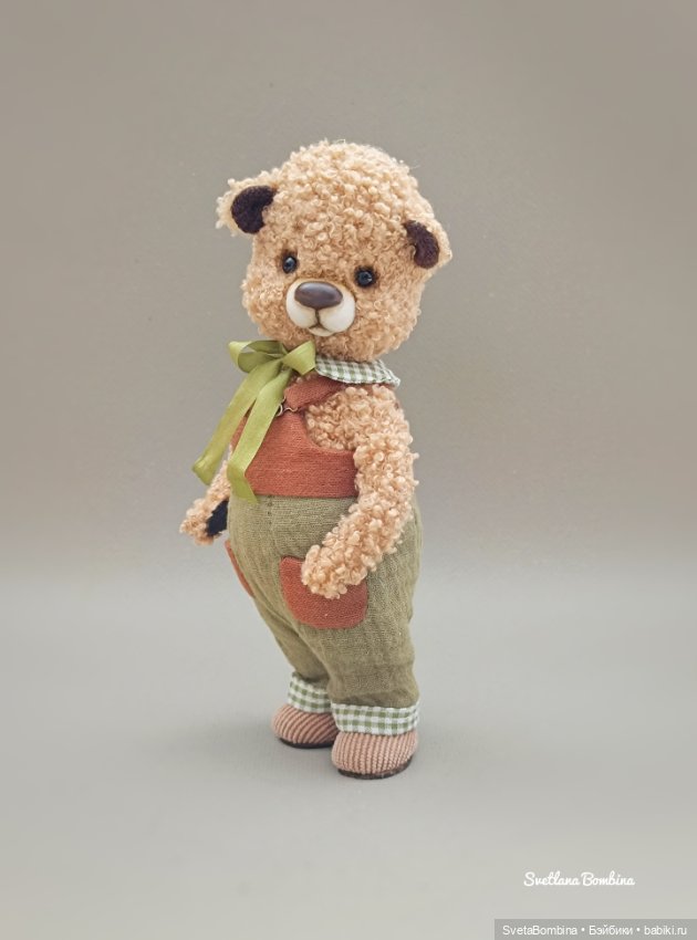 Капучинка и Пломбирчик — Игрушки в смешанной технике (мех и глина): Арт