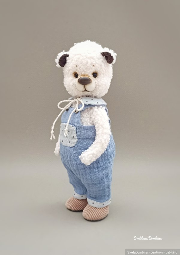 Капучинка и Пломбирчик — Игрушки в смешанной технике (мех и глина): Арт