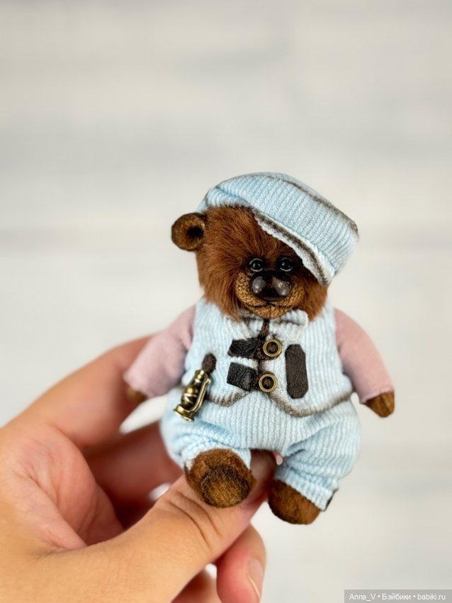 Тедди мишка Тимофей — Авторские мишки Тедди и друзья: фото (фото 2)