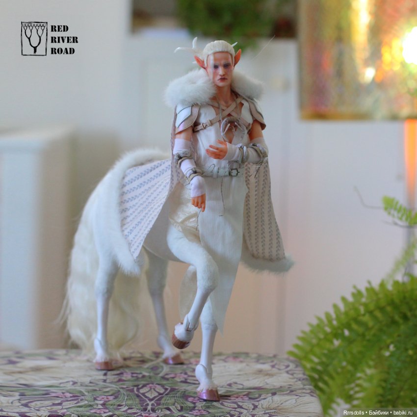 Кентавр "Лунный жрец" — Авторские шарнирные куклы своими руками: лепка