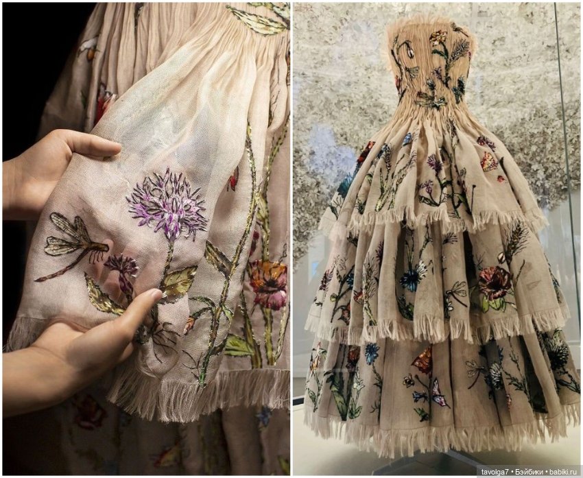 Август - вышивки от брошей до Dior