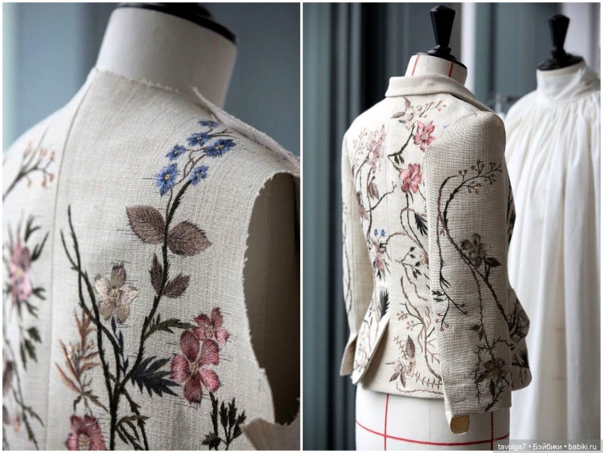 Август - вышивки от брошей до Dior