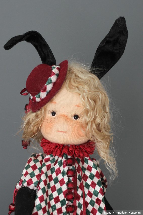 Зайка в цирке — Авторские текстильные куклы: Вальдорфские (фото 10)