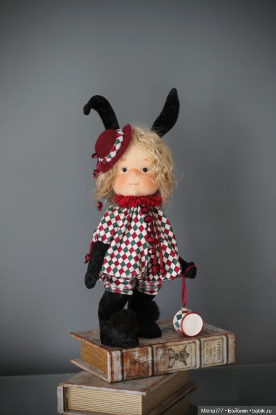 Зайка в цирке — Авторские текстильные куклы: Вальдорфские (фото 6)