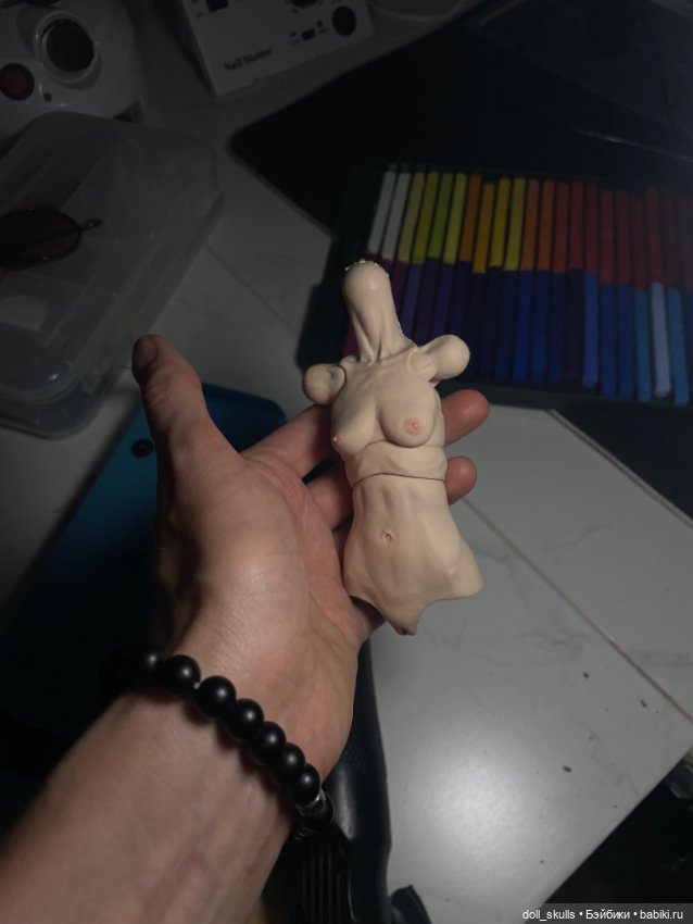 Новый этап в создании — Авторские шарнирные куклы своими руками: лепка (фото 4)