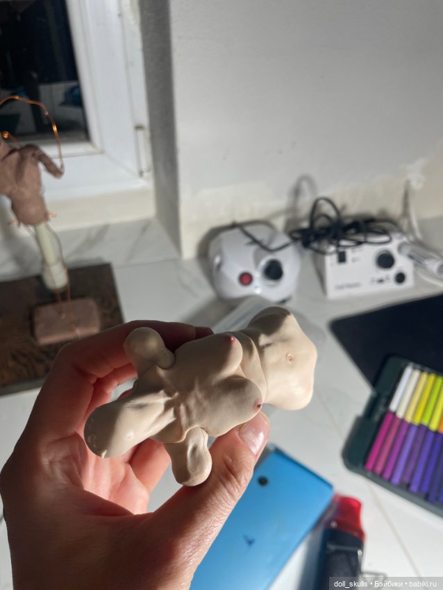 Новый этап в создании — Авторские шарнирные куклы своими руками: лепка (фото 2)