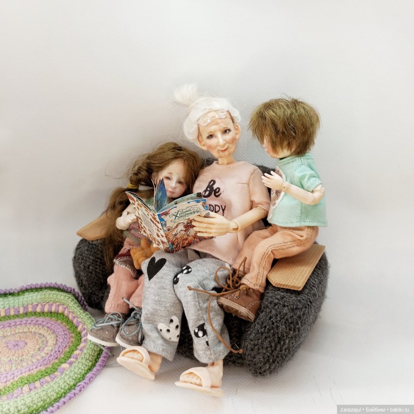 Эм и внуки. Потихоньку воплощаем мечту о большой кукольной семье (фото 9)