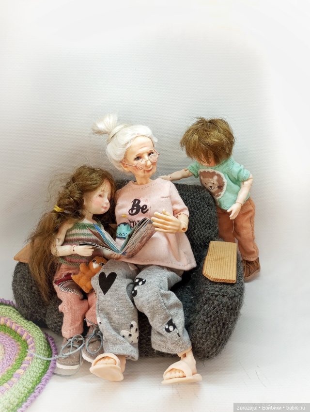 Эм и внуки. Потихоньку воплощаем мечту о большой кукольной семье (фото 4)