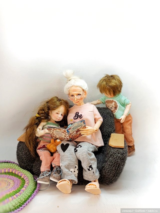Эм и внуки. Потихоньку воплощаем мечту о большой кукольной семье (фото 3)