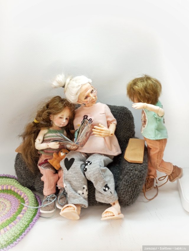 Эм и внуки. Потихоньку воплощаем мечту о большой кукольной семье (фото 5)