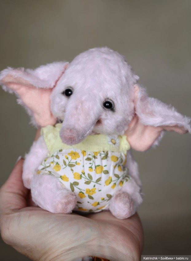 Тедди слоненок — Авторские мишки Тедди и друзья: фото