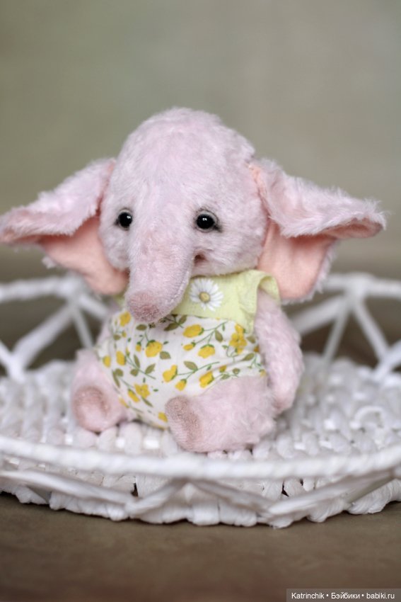 Тедди слоненок — Авторские мишки Тедди и друзья: фото (фото 8)