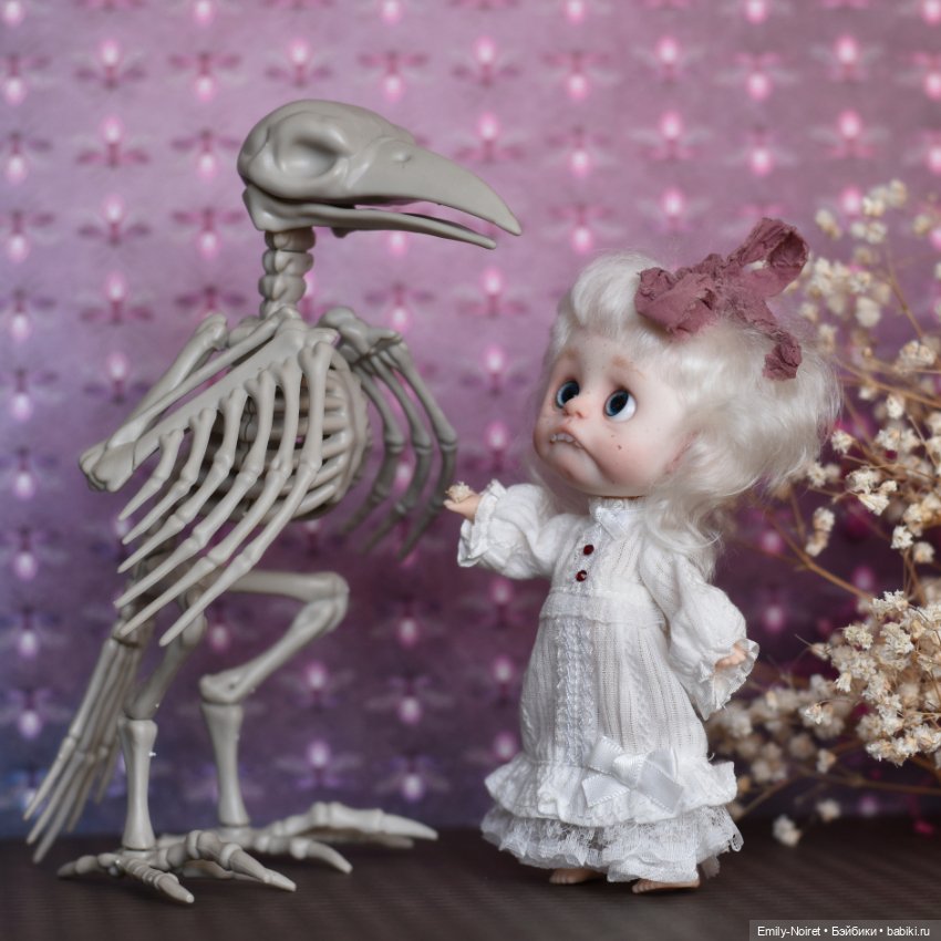 Девочка и птица — Домашние фото авторских кукол: личные коллекции (фото 5)