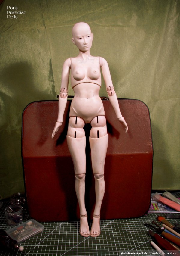 Сборка куклы 🏵️ — Авторские шарнирные куклы своими руками: лепка (фото 2)