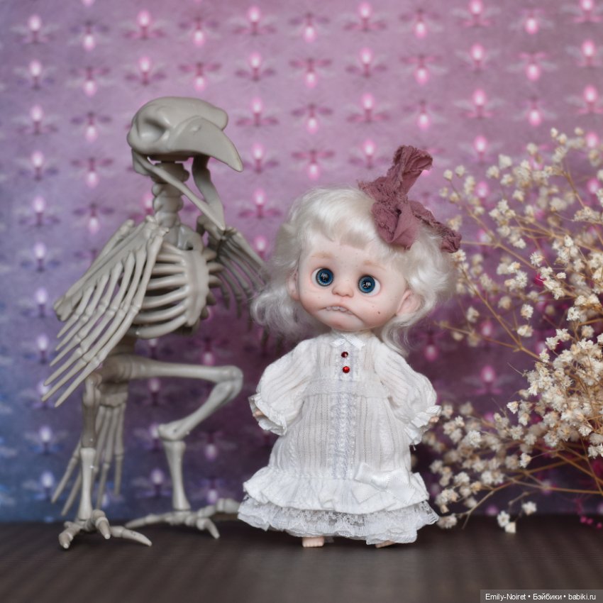 Девочка и птица — Домашние фото авторских кукол: личные коллекции