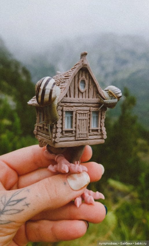 Избушка-путешественница — Лепка авторских игрушек и папье