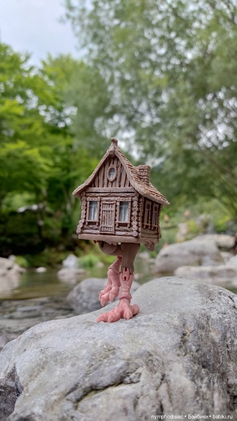 Избушка-путешественница — Лепка авторских игрушек и папье (фото 7)