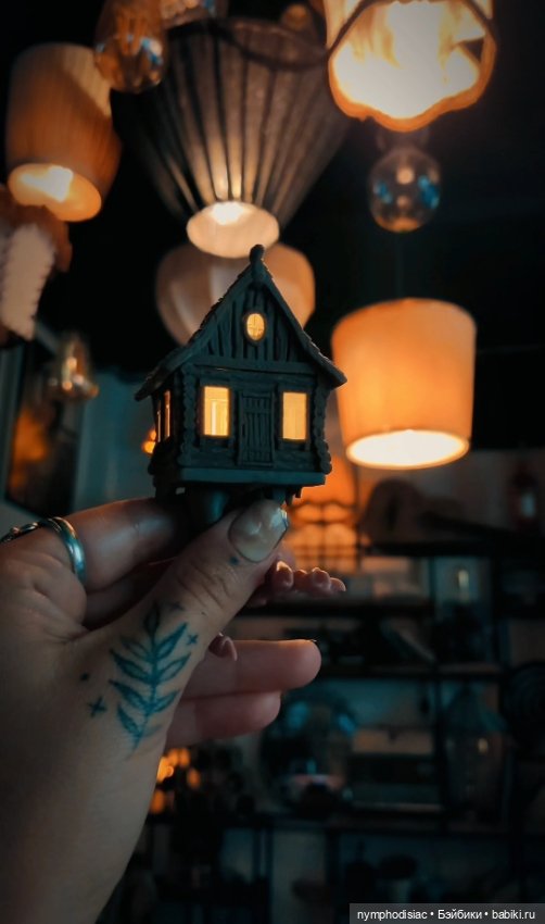 Избушка-путешественница — Лепка авторских игрушек и папье (фото 8)