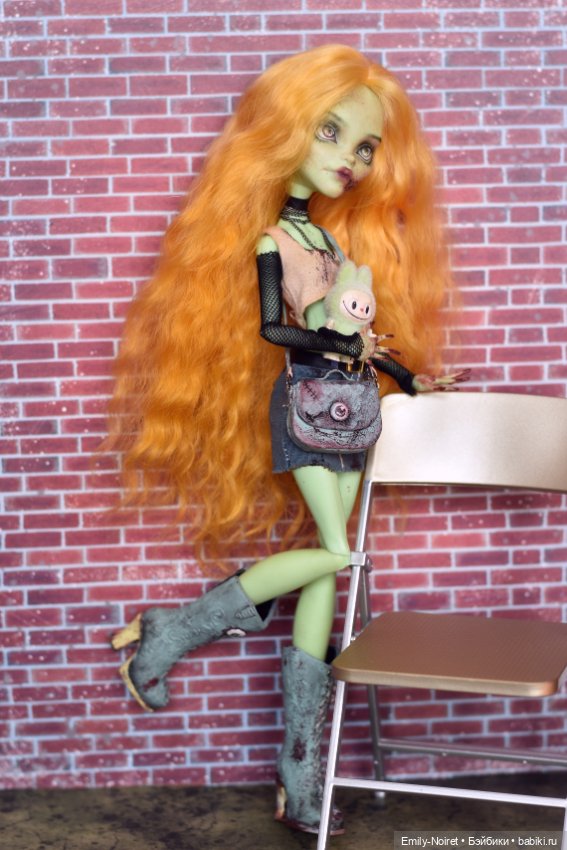 Самая стильная зомби — ООАК Monster High и Ever After High: репейнт (фото 3)