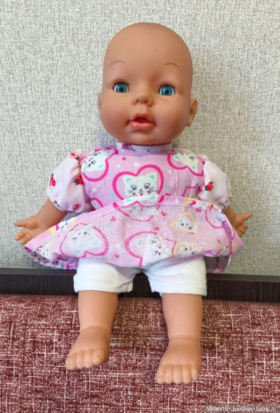 Платье и панталончики для мягкотелого пупса (фото 3)