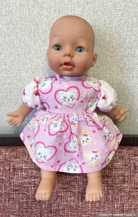 Платье и панталончики для мягкотелого пупса (фото 4)