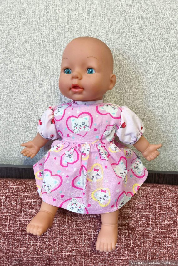 Платье и панталончики для мягкотелого пупса (фото 2)