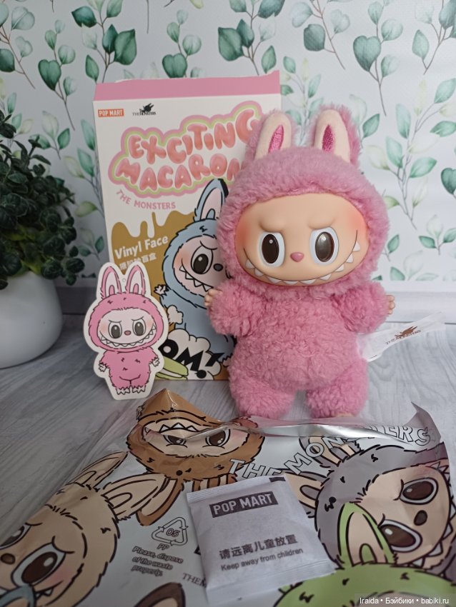 Лабубу Ягодка🍓 — Игрушки Labubu (Лабубу) и The Monsters: Pop Mart (фото 3)