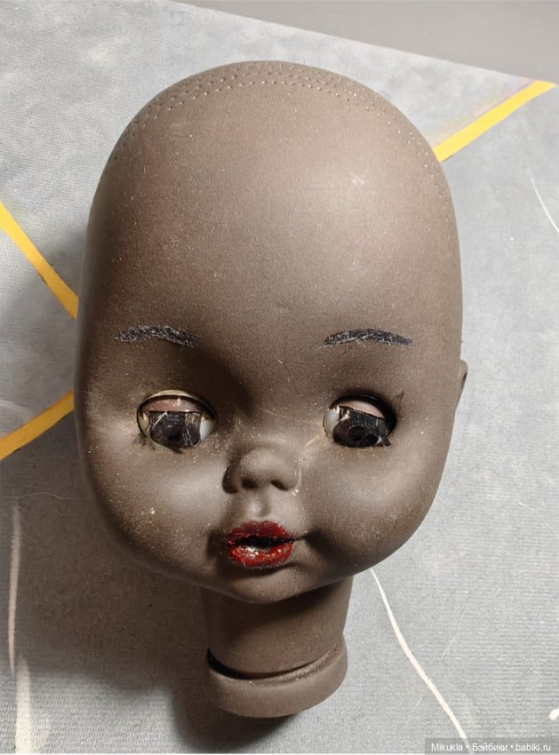 Анжела Донецк — Ремонт кукол СССР и ГДР (немок): чернота (фото 5)