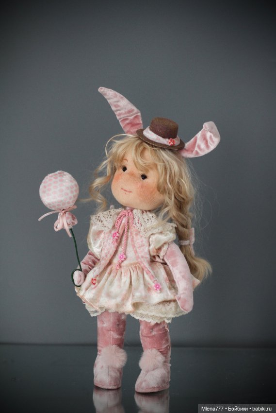 Зайки — Авторские текстильные куклы: Вальдорфские (фото 8)
