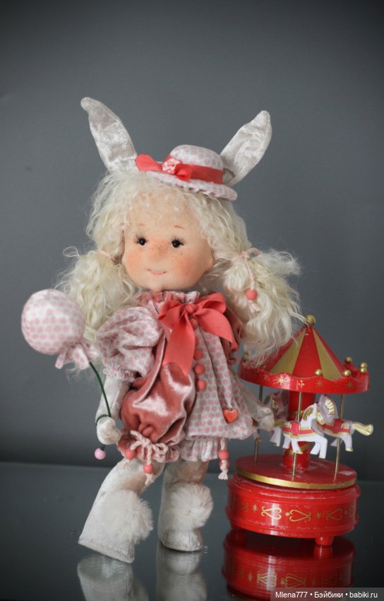 Зайки — Авторские текстильные куклы: Вальдорфские (фото 5)