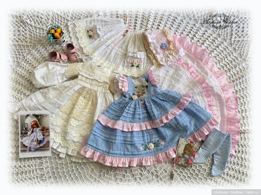 Машенька - коллекционная текстильная кукла (фото 7)