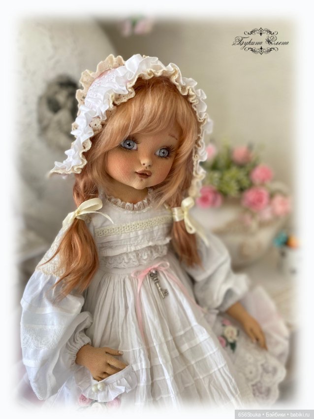 Машенька - коллекционная текстильная кукла (фото 4)