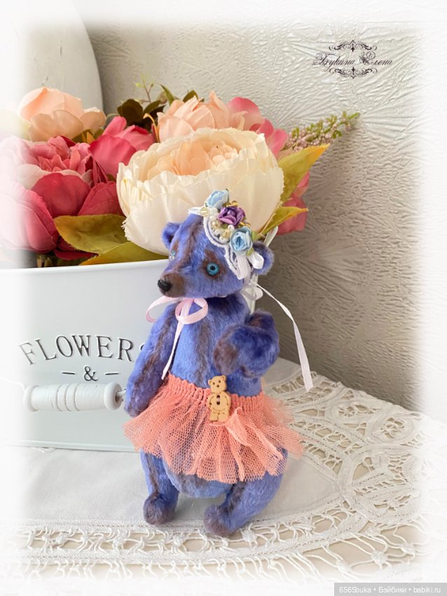 Луиза - коллекционная текстильная кукла (фото 5)