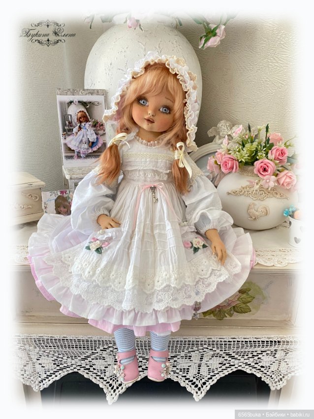 Машенька - коллекционная текстильная кукла (фото 3)
