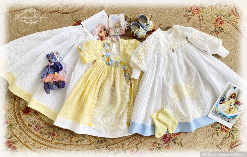 Луиза - коллекционная текстильная кукла (фото 6)