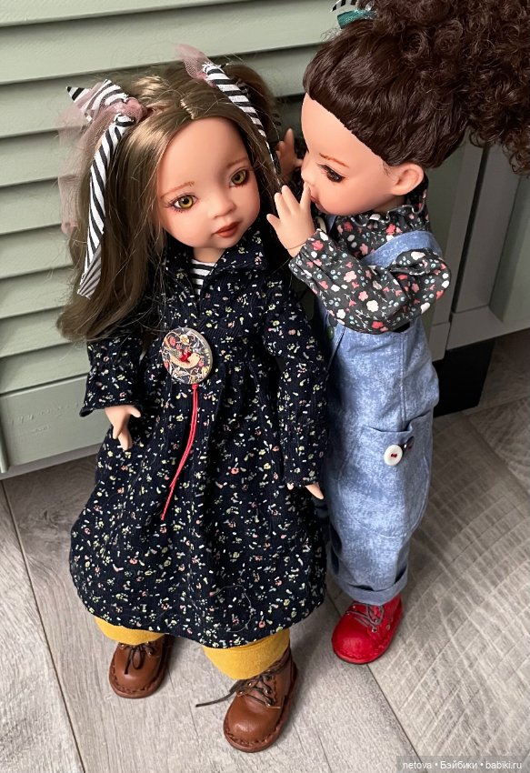 Шарнирные куклы «Пуговки». Это как «Ложечки», только «Пуговки» ( часть 2)