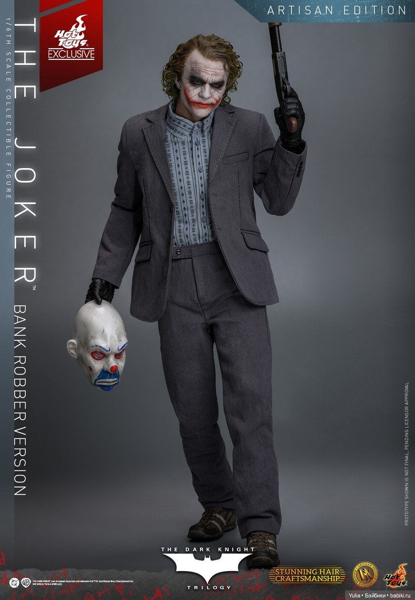 Hot Toys - фигурка Джокера версия грабителя (фото 9)