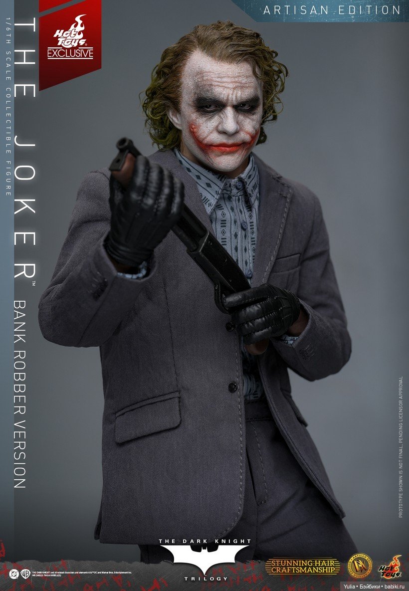 Hot Toys - фигурка Джокера версия грабителя (фото 3)